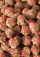 Pile of delicious turkish sweets