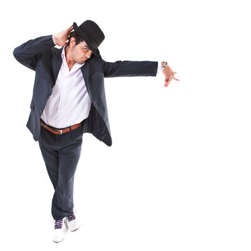 Showing MJ dance moves