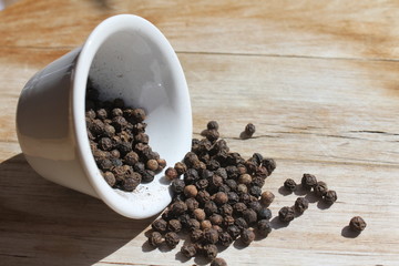 Poivre noir en grains