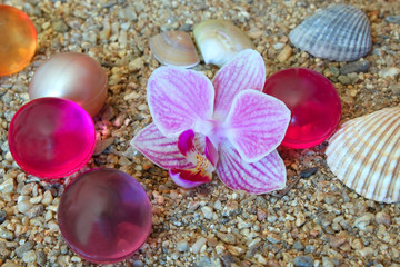 Boules de bain, ambiance de vacances