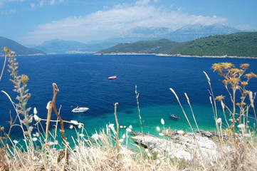 Summer landscape of Dalmatian coast, Montenegro