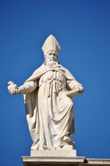 Statua di Sant'Agostino - Basilica Sacro Cuore - Roma - Italia