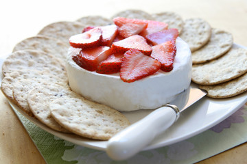 Brie with Strawberries