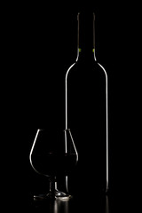 glas of red wine