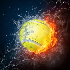 Zelfklevend Fotobehang Tennisbal © Visual Generation