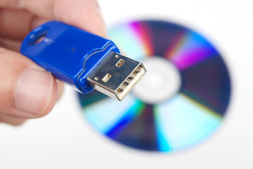 USB flash disk on DVD