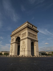 Obraz na płótnie Canvas Arco del Triunfo en Paris