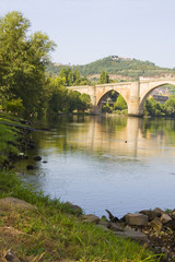 Fototapeta na wymiar puente romano, orense, galicia, españa