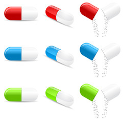 Vector pill illustration