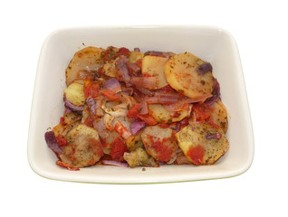 Patate al pomodoro cotte al forno