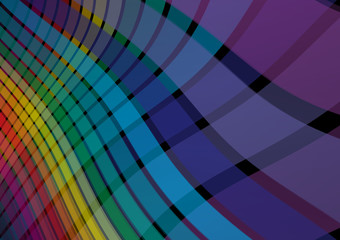 Fototapeta premium Rainbow colored background techno floor