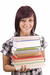 smiling student woman