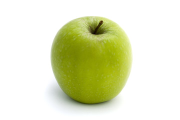 green apple isolated on white