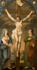Obraz na płótnie Canvas curcifiction z Jezusa Chrystusa - malarstwo