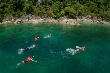 Snorkeling in Andaman sea , Thailand