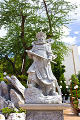 Chinese warrior statue