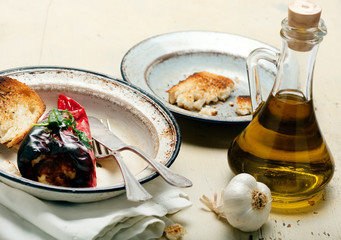 Stuffed peppers with cheese