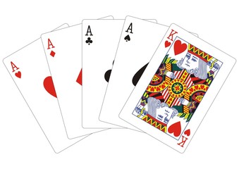 Fototapeta premium playing cards poker