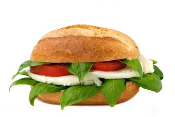  italian sandwich with fresh buffalo mozzarella © yamix