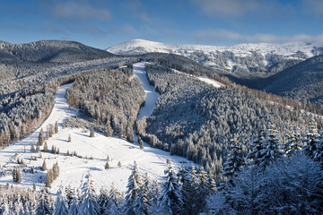 Skiing resort
