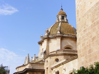 Fototapeta na wymiar Kopuła katedry w Tarragonie