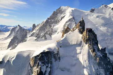 Foto op Plexiglas Mont Blanc Mont Blanc Aiguille du Midi