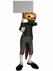 Mister Pumpkin - Halloween Toon Figure