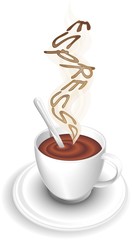 Caffe Espresso-Espresso Coffee-Vector