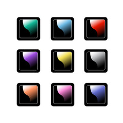 Colored square buttons