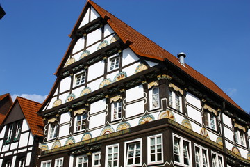 Fototapeta na wymiar Fachwerkhaus in Hameln