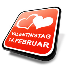 3d button valentinstag