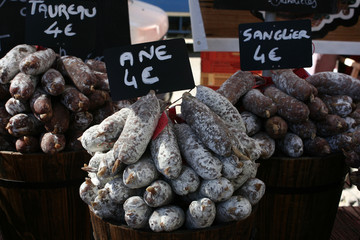 Saucisson d âne à l étalage