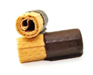 Zwei Schokowaffeln