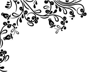 Beautiful floral ornate background