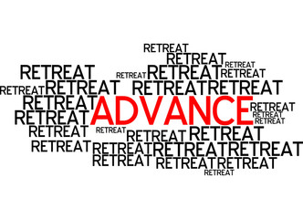 Obraz premium Advance / Retreat