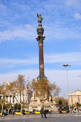 Statue of Christopher Columbus - Barcelona, Spain