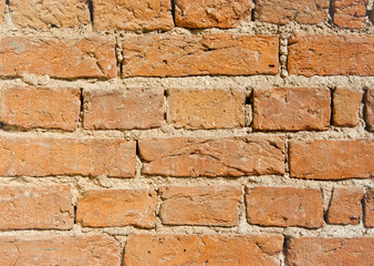 Brick wall for background