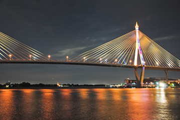Fototapeta na wymiar Ring Bridge in Bangkok