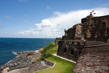 Fototapeta na wymiar Fort El Morro