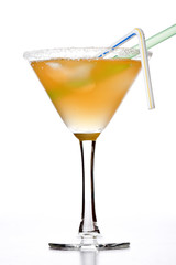 yellow alcoholic cocktail
