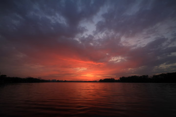 Obraz premium sunset scenery