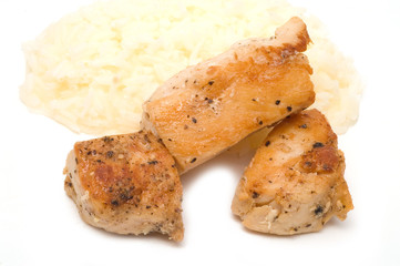 Gebratene Hähnchenbrust