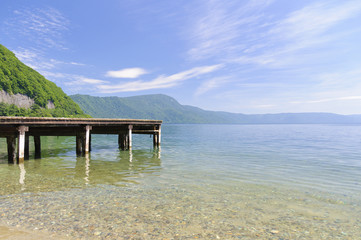 十和田湖畔　桟橋