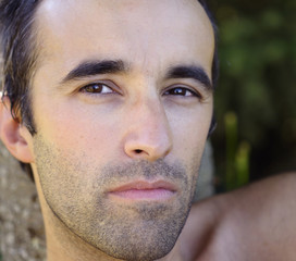 Portrait d'un homme déterminé