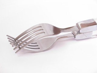 Two silver forks