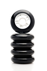 Inline skate wheels