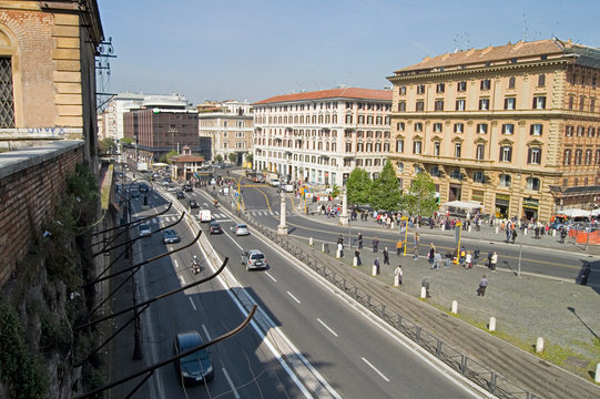 Avenida del muro Torto en roma
