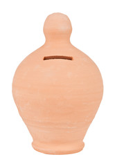 Salvadanaio di terracotta