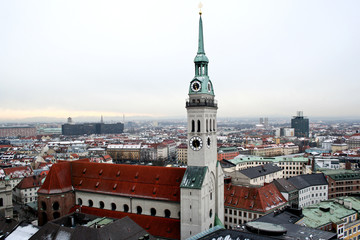 Fototapeta premium The New Town Hall at Marienplatz in Munich