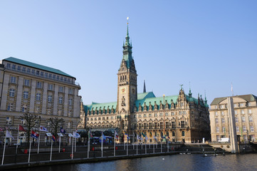 Fototapeta premium City Hall - Hamburg, Germany